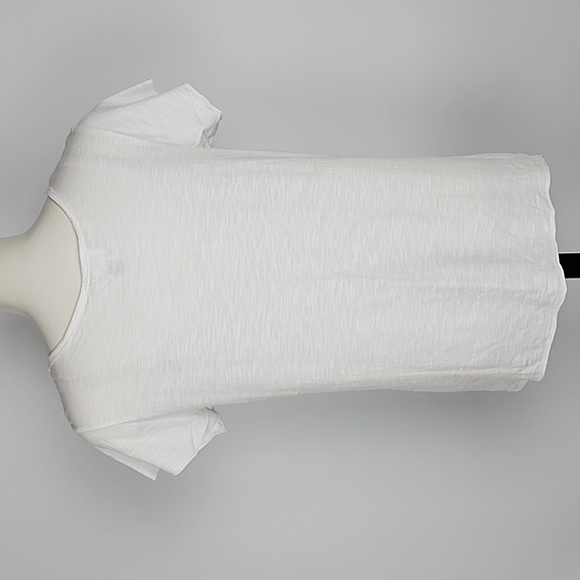 For The Republic Women's White Tee Shirt High Top Blue Rhinestone Sneaker Size S - Picture 8 of 15